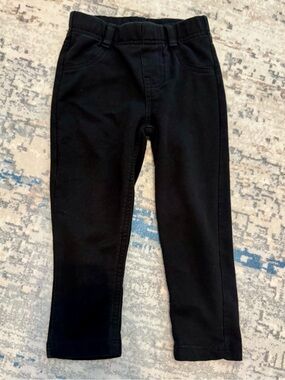 Black Pull-On Stretch Leggings